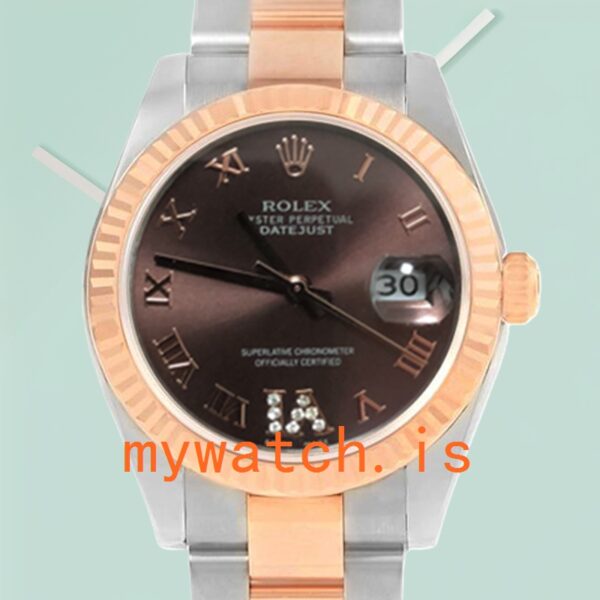 Rolex Datejust 178271 31mm Unisex Chocolate Dial Rose Gold-tone: A Timeless Elegance