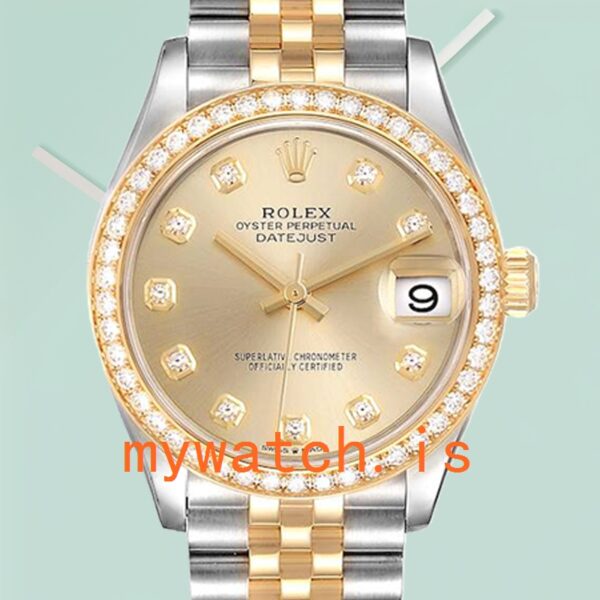 Rolex Datejust 31mm m278383rbr-0026 Ladies Champagne Dial: A Timeless Elegance