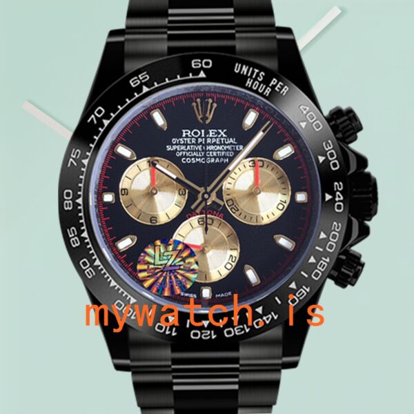 Rolex Daytona 40mm 116500 Mens Black Dial Stainless Steel: Genuine vs. Replica