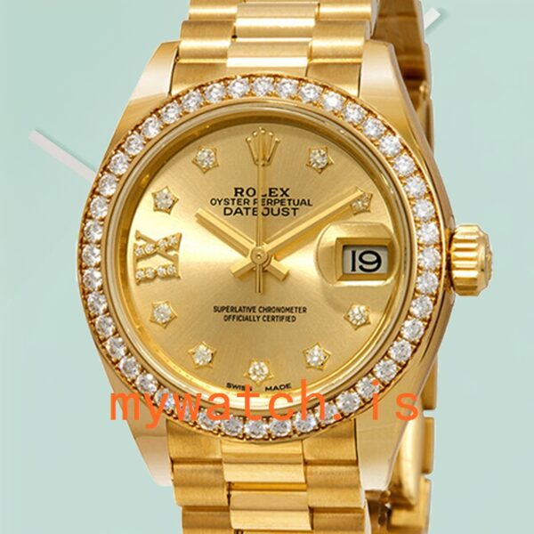 Rolex Datejust M279138RBR-0006 Ladies 28mm Automatic: Genuine vs. Replica