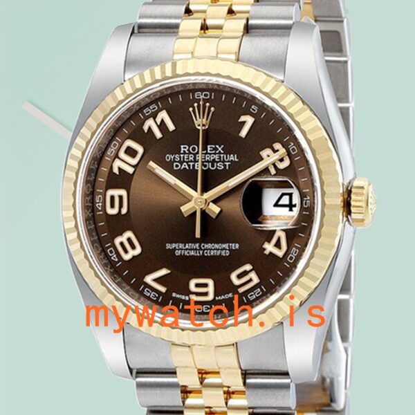 Rolex Datejust Men’s 116233BRAJ 36mm Stainless Steel Brown Dial: A Timeless Classic