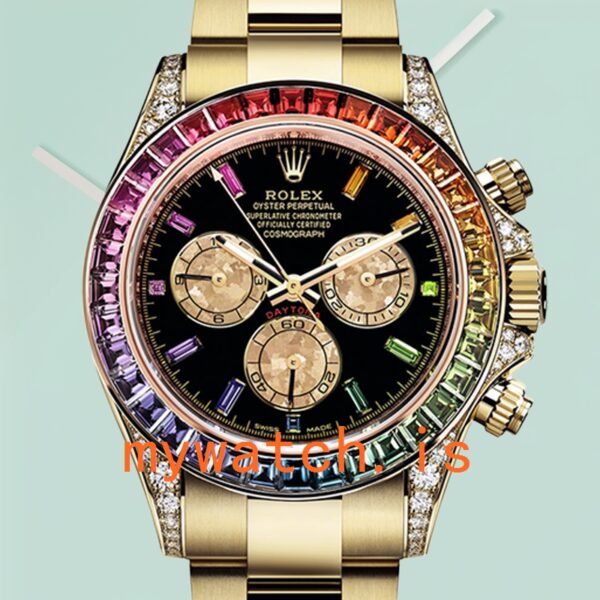 Rolex Daytona 40mm 116598 Mens Gold-tone Black Dial: Genuine vs. Replica