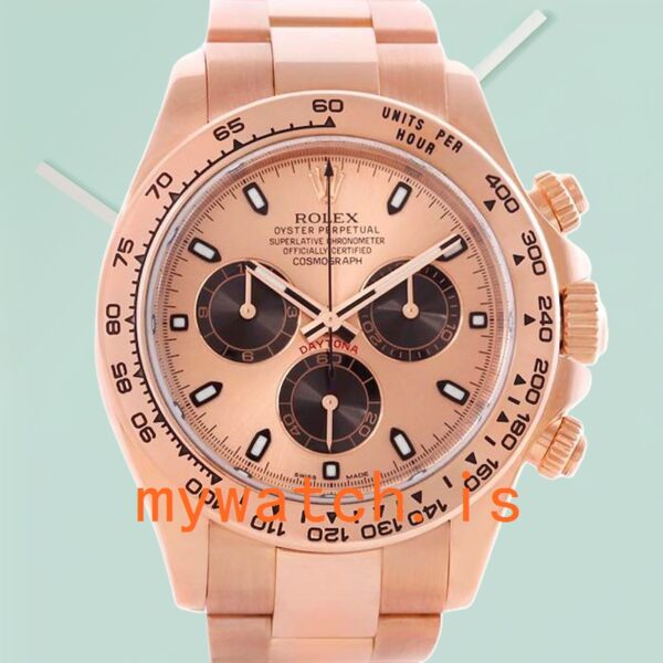 Rolex Daytona m116505-0009 40mm Mens Automatic: Genuine vs. Replica