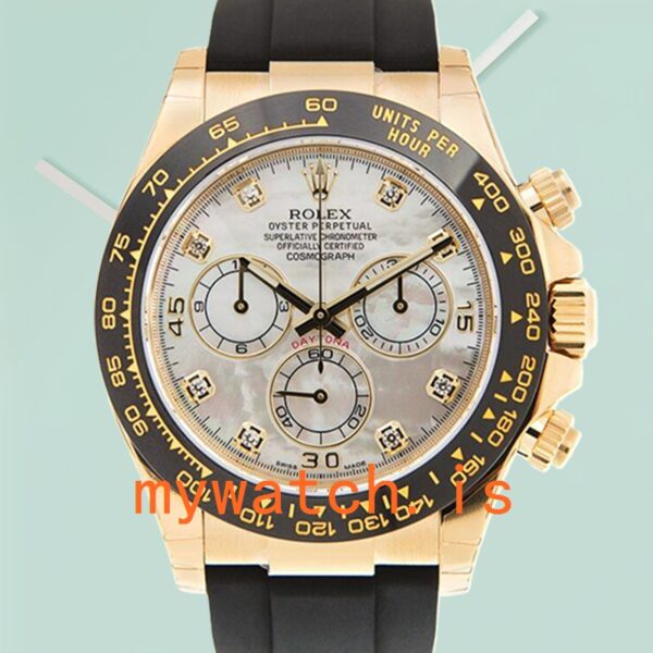 Rolex Daytona 40mm Mens 116518MDR Automatic Gold-tone: A Timeless Masterpiece