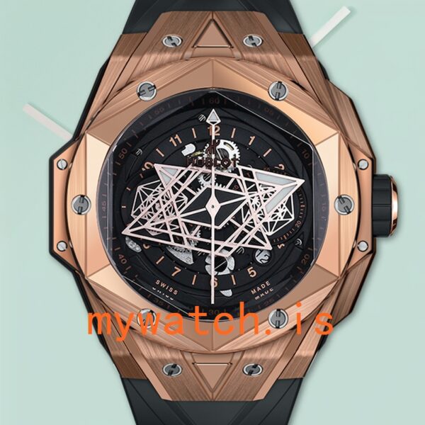 Hublot Big Bang 44mm Men 418.OX.1108.RX.MXM19 Rose Gold-tone Automatic: Genuine vs. Replica