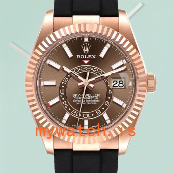 Rolex Sky-Dweller 42mm m326235-0005 Mens Brown Dial: Genuine vs. Replica Analysis