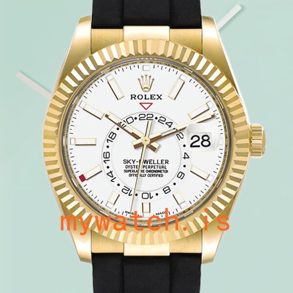 Rolex Sky-Dweller 42mm Mens m326238-0006 White Dial: Genuine vs. Replica Analysis