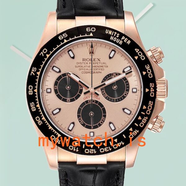 Rolex Daytona Mens 40mm 116515 Leather Strap Automatic: Genuine vs. Replica