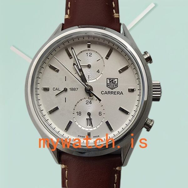 Tag Heuer Carrera Mens 43mm CAR2111.FC6291 Stainless Steel White Dial: A Timeless Masterpiece