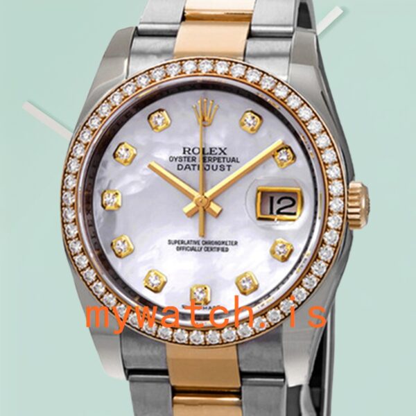 Rolex Datejust 116243MDO Mens 36mm Automatic Silver-tone: A Timeless Classic