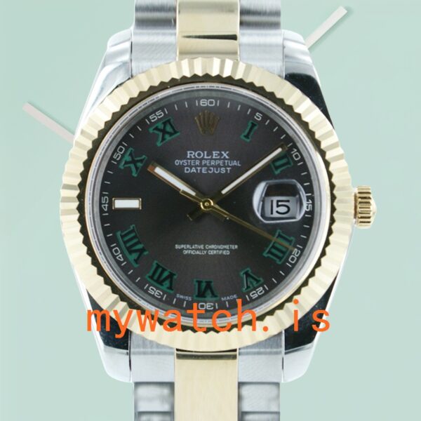 Rolex Datejust 116233GYRO Mens 36mm Silver-tone: Luxury and Precision