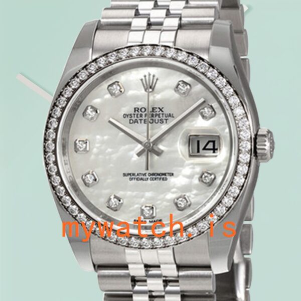Rolex Datejust Mens 36mm 116244MDJ Automatic Bracelet: Genuine vs. Replica