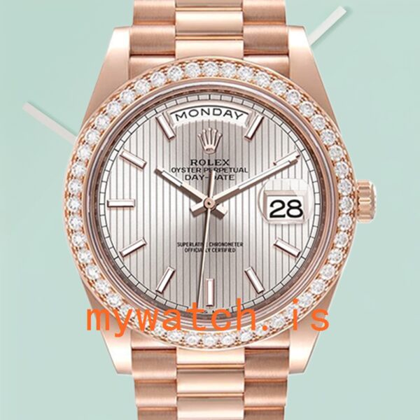Rolex Day-Date M228345RBR-0010 40mm Men’s Automatic: Genuine vs. Replica Analysis