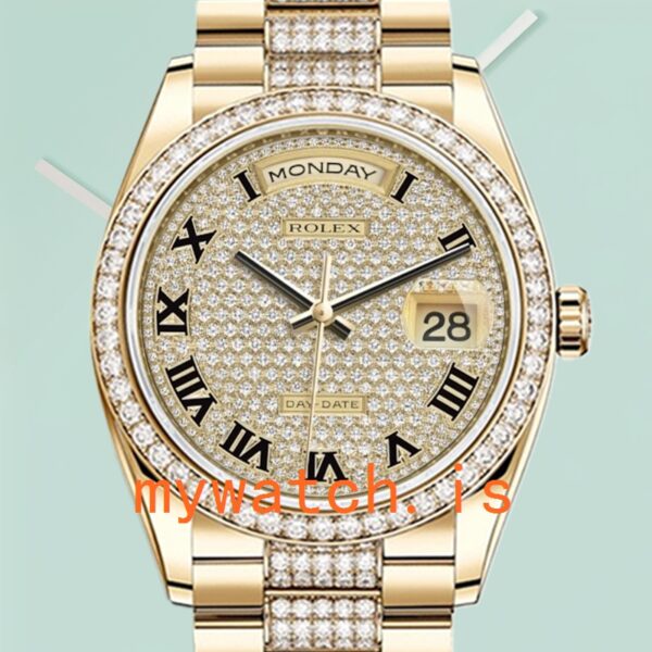 Rolex Day-Date Mens 36mm m118348-0013 President Bracelet Champagne Dial: Luxury Within Reach