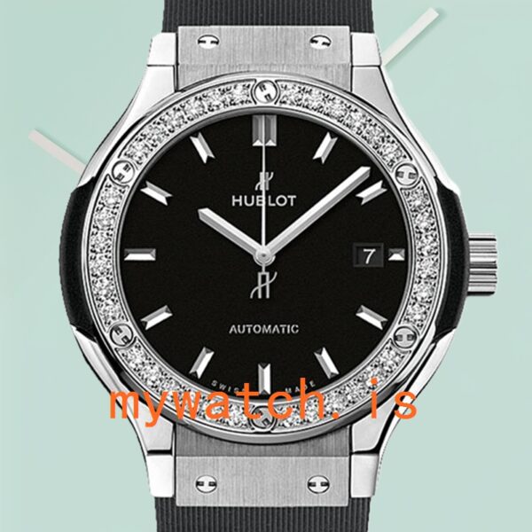 Hublot Classic Fusion 33mm Ladies 582.NX.1170.RX.1204 Diamond Bezel: A Timeless Elegance