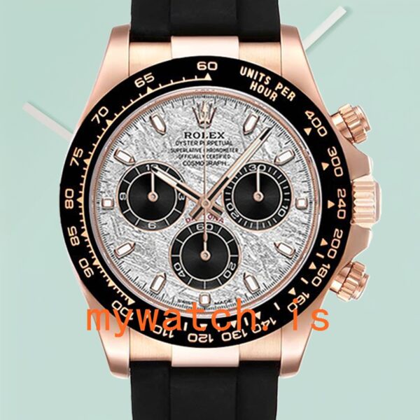 Rolex Daytona 40mm m116515ln-0055 Mens Meteorite Dial Rose Gold-tone: Genuine vs. Replica