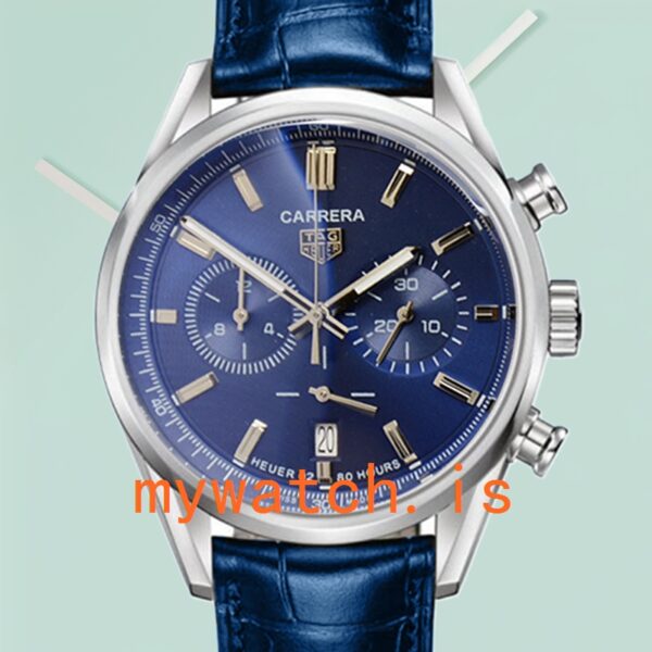 Tag Heuer Carrera Men CBN2011.BA0642-001 43mm Leather Strap: A Timeless Masterpiece