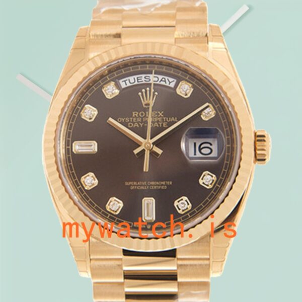 Rolex Day-Date 36mm M128238-0022 Unisex Gold-Tone: A Timeless Masterpiece