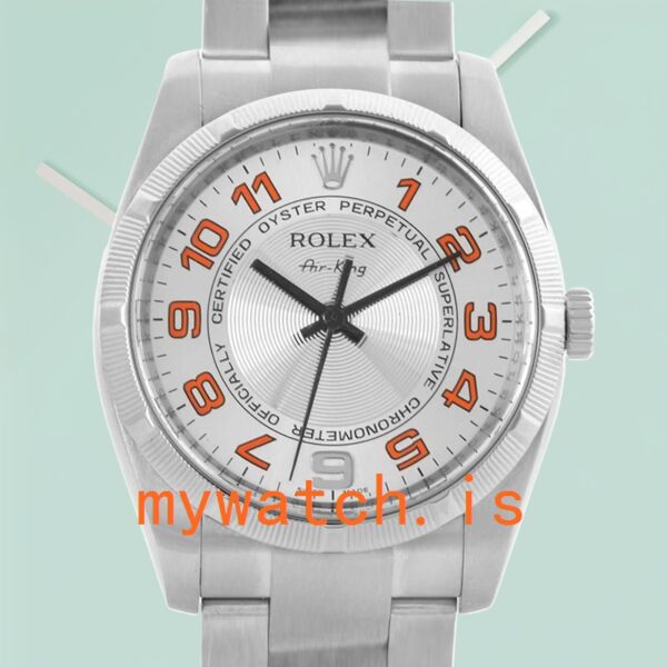 Rolex Air-King Men’s 114210SAO 36mm Oyster Bracelet Silver-tone: Genuine vs. Replica Analysis