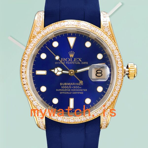 Rolex Submariner 40mm 16613 Mens Gold-tone Blue Dial: Genuine vs. Replica